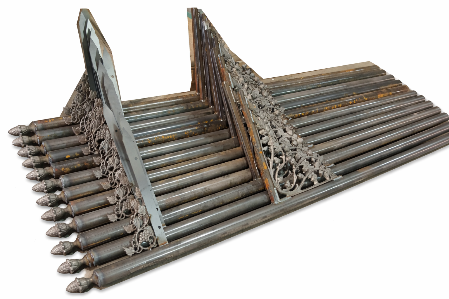 Custom Wrought Iron Mailboxes detail